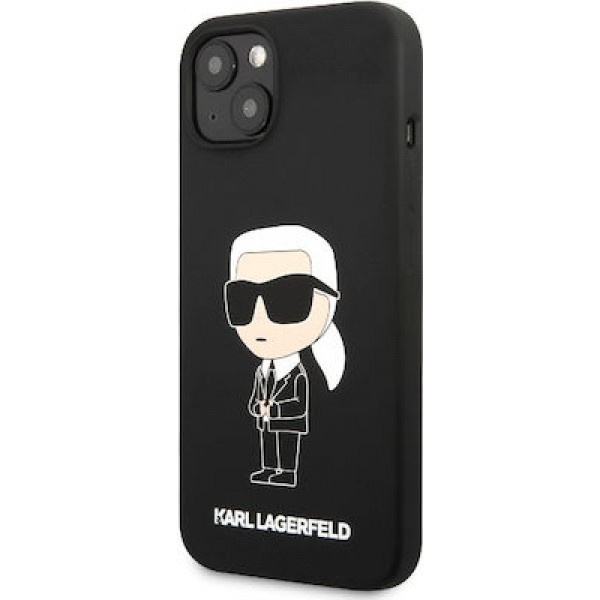 Karl Lagerfeld Liquid Ikonik NFT Silicone Case Black (iPhone 13)